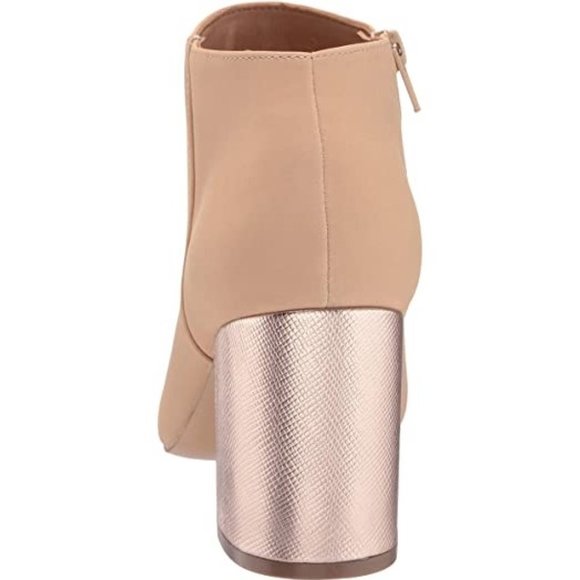 Whimsical Katy Perry “Corra” Nude Block Heel Boots 7 - Picture 15 of 16